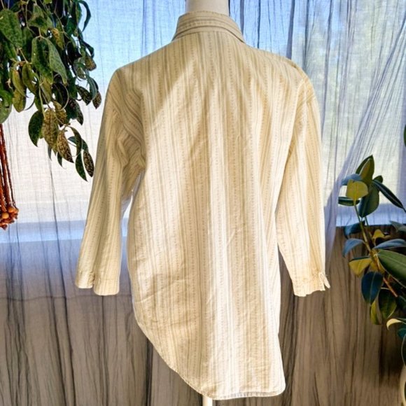 Byer California Vintage Cream Western Button Up - Picture 2 of 7